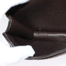 Christian Dior Trotter Canvas Chain Shoulder Bag Brown Gold Auth 141758-20