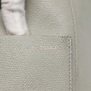 Valextra Tote Bag Leather Light gray Auth 141759-10