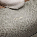 Valextra Tote Bag Leather Light gray Auth 141759-17
