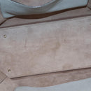 Valextra Tote Bag Leather Light gray Auth 141759-11