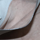 Valextra Tote Bag Leather Light gray Auth 141759-21