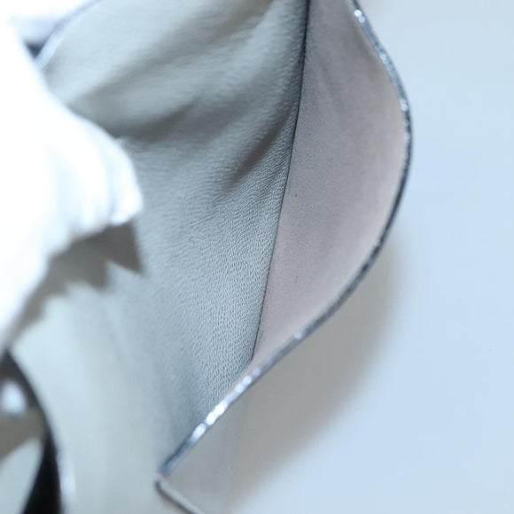 Valextra Tote Bag Leather Light gray Auth 141759