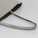 Valextra Tote Bag Leather Light gray Auth 141759-7