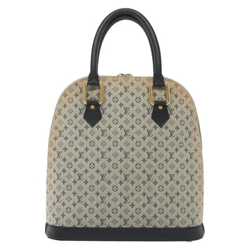 LOUIS VUITTON Monogram Mini Alma Haut Hand Bag Blue M92202 LV Auth 141760 - 0