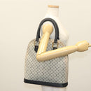 LOUIS VUITTON Monogram Mini Alma Haut Hand Bag Blue M92202 LV Auth 141760-22