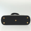 LOUIS VUITTON Monogram Mini Alma Haut Hand Bag Blue M92202 LV Auth 141760-9