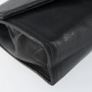 CHANEL COCO Mark Chain Shoulder Bag Lamb Skin Black Gold CC Auth 141762-11