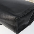 CHANEL COCO Mark Chain Shoulder Bag Lamb Skin Black Gold CC Auth 141762-12