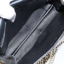 CHANEL COCO Mark Chain Shoulder Bag Lamb Skin Black Gold CC Auth 141762-17