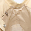 CELINE Hand Bag Suede Silver Light green Auth 141764-18