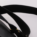 MCM Vicetos Studs Backpack Leather Black Gold Auth 141769-15