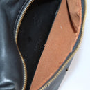 MCM Vicetos Studs Backpack Leather Black Gold Auth 141769-10