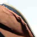 MCM Vicetos Studs Backpack Leather Black Gold Auth 141769-11