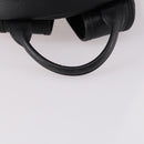 MCM Vicetos Studs Backpack Leather Black Gold Auth 141769-7