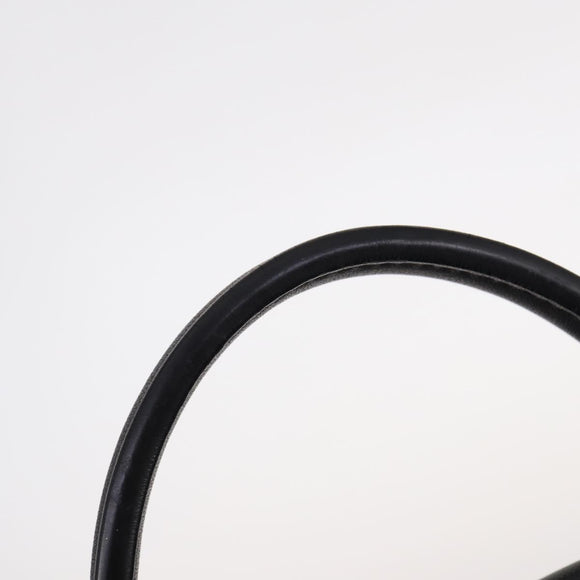 MCM Vicetos Studs Backpack Leather Black Gold Auth 141769