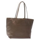 LOEWE Anagram Tote Bag Leather Bronze Auth 141772-1