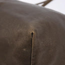 LOEWE Anagram Tote Bag Leather Bronze Auth 141772-9