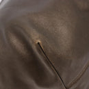 LOEWE Anagram Tote Bag Leather Bronze Auth 141772-14