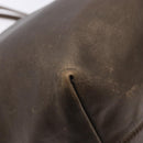 LOEWE Anagram Tote Bag Leather Bronze Auth 141772-16