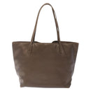 LOEWE Anagram Tote Bag Leather Bronze Auth 141772-13