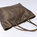 LOEWE Anagram Tote Bag Leather Bronze Auth 141772-6