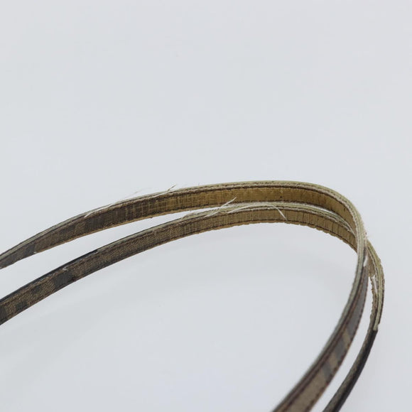 FENDI Zucca Canvas Tote Bag Black Brown Auth 141774