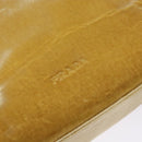 PRADA Hand Bag Velor Yellow Gold Auth 141776-17