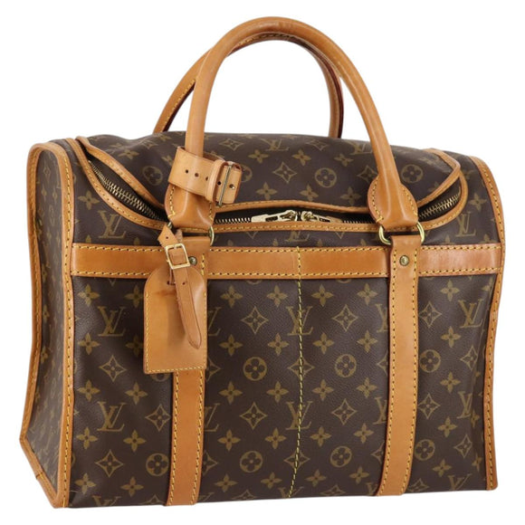 LOUIS VUITTON Monogram Sac Shan 40 Pet Carry Vintage M42024 LV Auth 141779