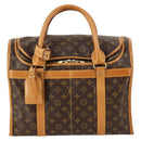 LOUIS VUITTON Monogram Sac Shan 40 Pet Carry Vintage M42024 LV Auth 141779-13