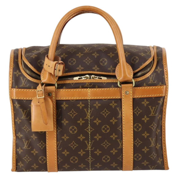 LOUIS VUITTON Monogram Sac Shan 40 Pet Carry Vintage M42024 LV Auth 141779