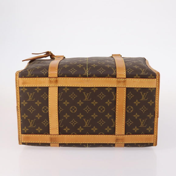 LOUIS VUITTON Monogram Sac Shan 40 Pet Carry Vintage M42024 LV Auth 141779