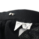 Christian Dior Wrap Skirt Wool Black Auth 141782V-10