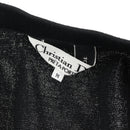 Christian Dior Wrap Skirt Wool Black Auth 141782V-12