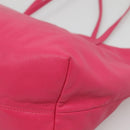 LOEWE Anagram Tote Bag Leather Pink Silver Auth 141784-15