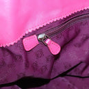 LOEWE Anagram Tote Bag Leather Pink Silver Auth 141784-18