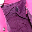 LOEWE Anagram Tote Bag Leather Pink Silver Auth 141784-20