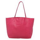 LOEWE Anagram Tote Bag Leather Pink Silver Auth 141784-2