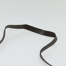 Christian Dior Trotter Canvas Shoulder Bag Brown Gold Auth 141785-8