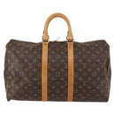 LOUIS VUITTON Monogram Keepall 45 Boston Bag M41428 LV Auth 141796-13