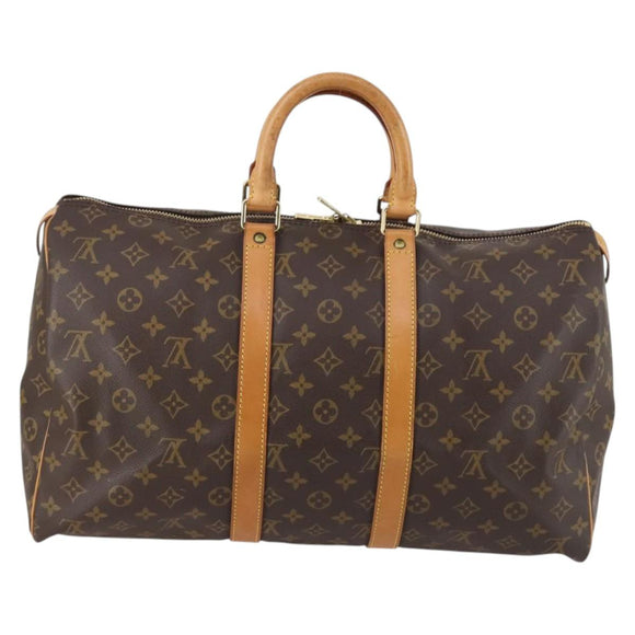 LOUIS VUITTON Monogram Keepall 45 Boston Bag M41428 LV Auth 141796