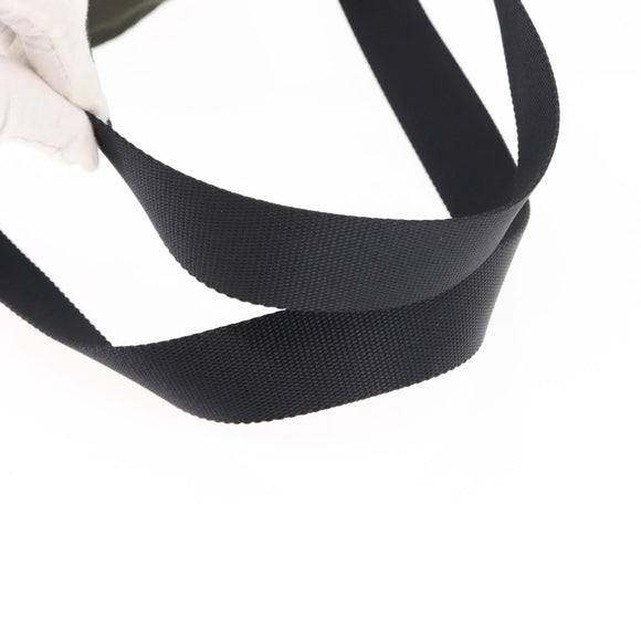 PRADA Backpack Nylon Khaki Silver Auth 141801