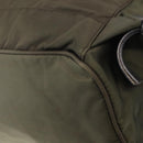 PRADA Backpack Nylon Khaki Silver Auth 141801-20