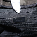 PRADA Backpack Nylon Khaki Silver Auth 141801-23