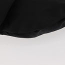 PRADA Waist bag Nylon Black Silver Auth 141803-16