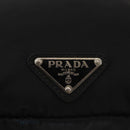 PRADA Waist bag Nylon Black Silver Auth 141803-19