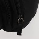 PRADA Waist bag Nylon Black Silver Auth 141803-20