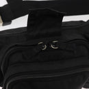 PRADA Waist bag Nylon Black Silver Auth 141803-9