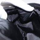 PRADA Waist bag Nylon Black Silver Auth 141803-23