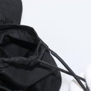 PRADA Waist bag Nylon Black Silver Auth 141803-10