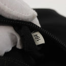 PRADA Waist bag Nylon Black Silver Auth 141803-12